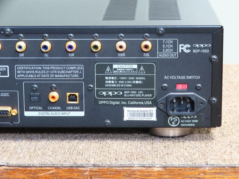 プレーヤー OPPO BDP-105DJP BDP-105DJP | 製造終了商品 | OPPO Digital Japan