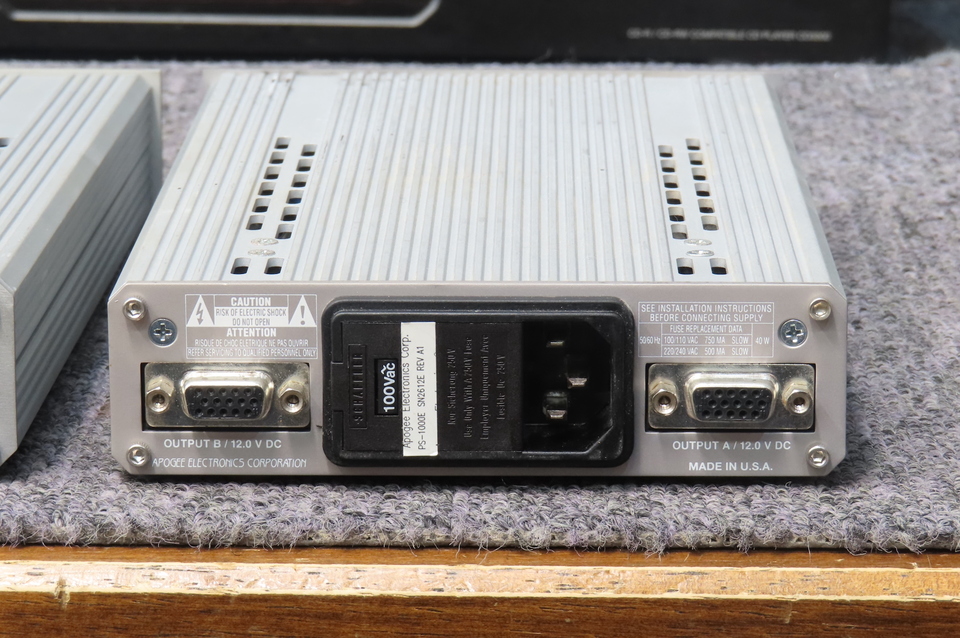 アポジー Apogee DA-1000E-20 + PS-1000 D/Aコンバーター @43906