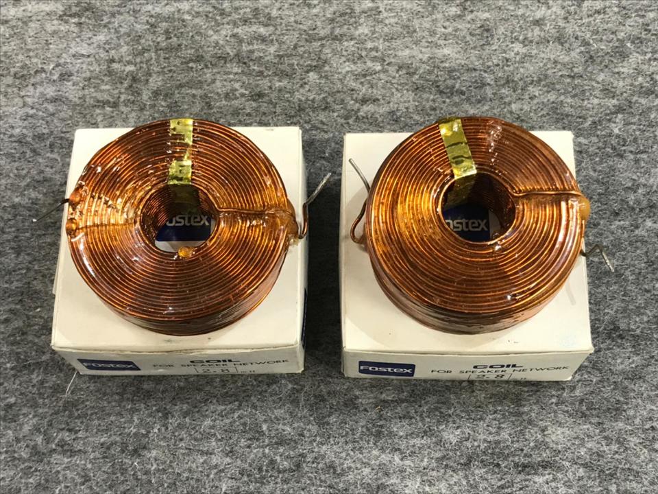 フォステクス 空芯コイル 2.8mHペア 元箱付き