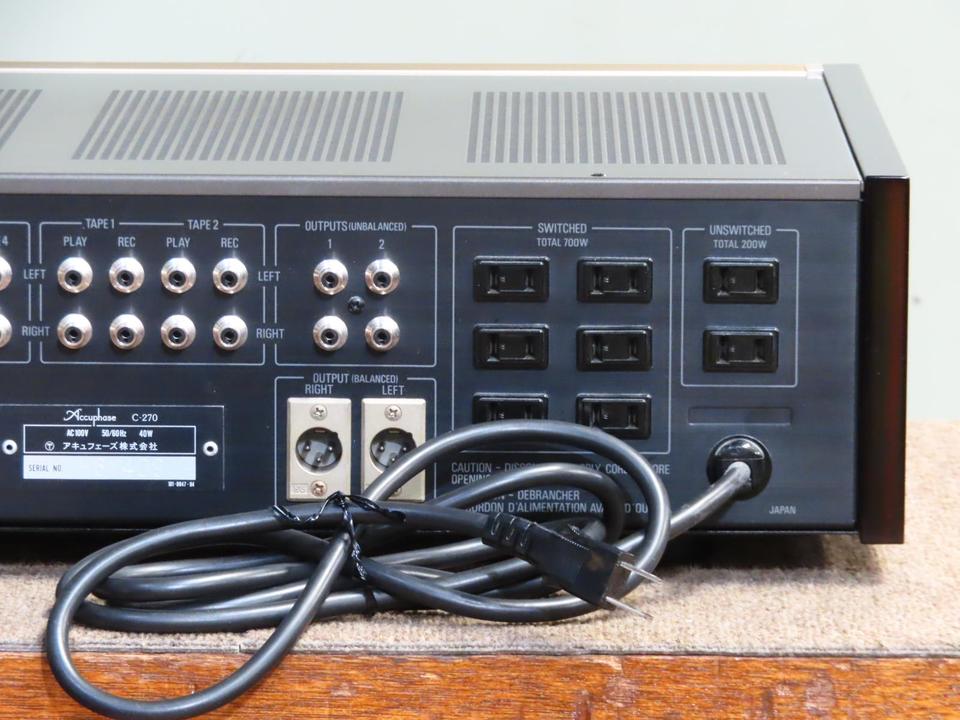 C-270 Accuphase - 中古オーディオ 高価買取・販売 ハイファイ堂