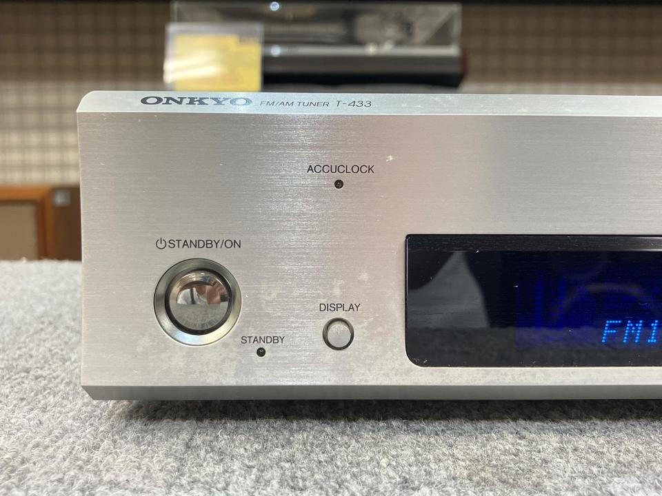 ■【定価：￥30000・2008年】ONKYO　T-433 チューナー T-433 ONKYO - 中古オーディオ 高価買取・販売 ハイファイ堂