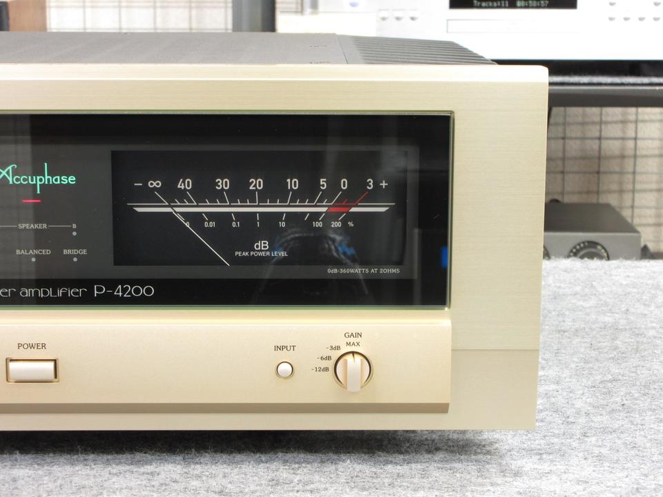 Accuphase P-4200 パワーアンプ　※元箱有り アキュフェーズ株式会社 P-4200
