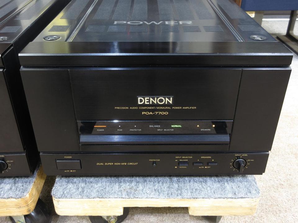 DENON デノン POA-7700 モノラルパワーアンプ ペアセット 音響機材 訳 