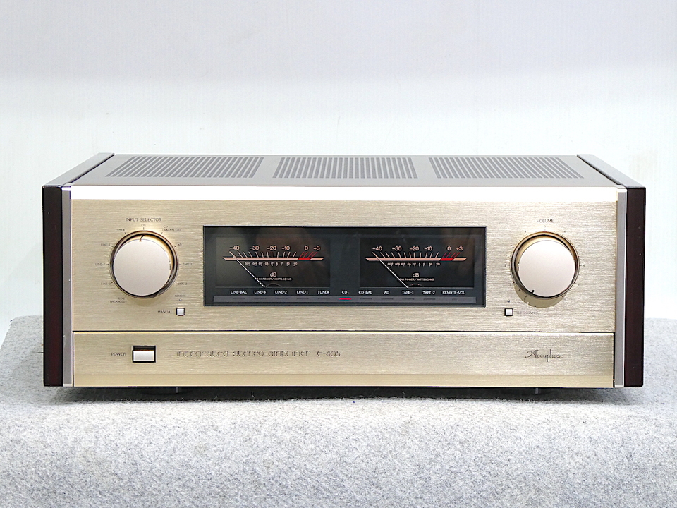 Accuphase E-405 プリメインアンプ｜良〜美品・動作確認・送料無料 E-405 Accuphase - 中古オーディオ 高価買取・販売 ハイファイ堂