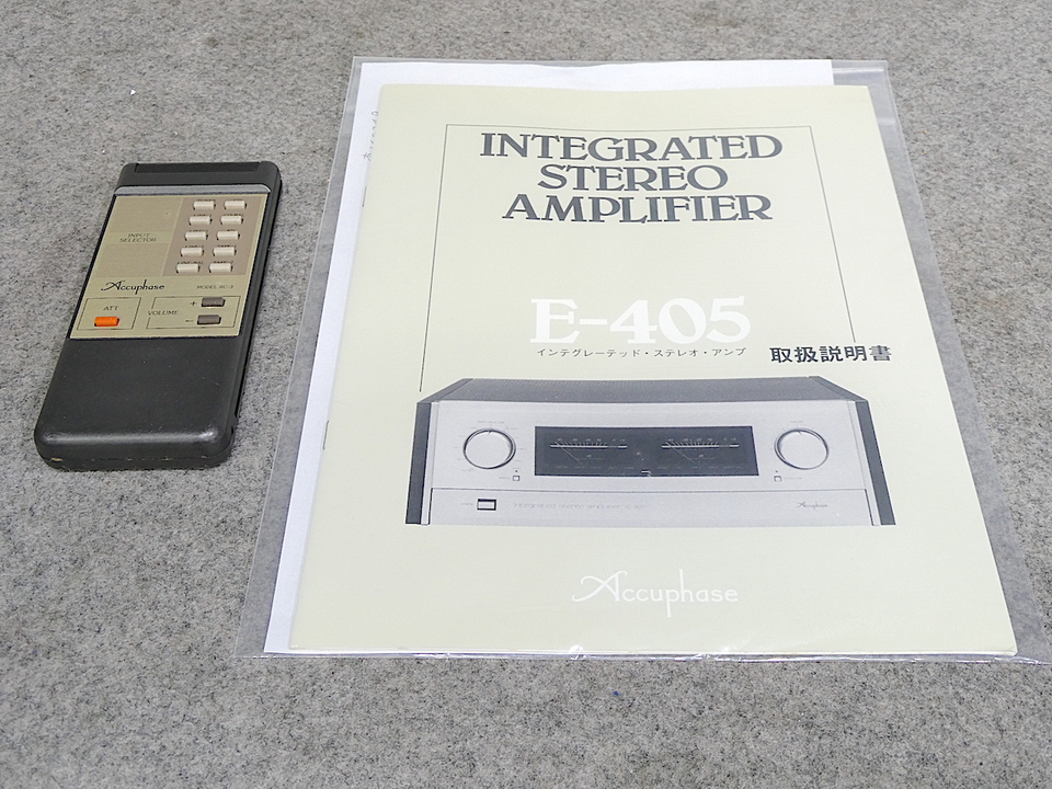 E-405 Accuphase - 中古オーディオ 高価買取・販売 ハイファイ堂