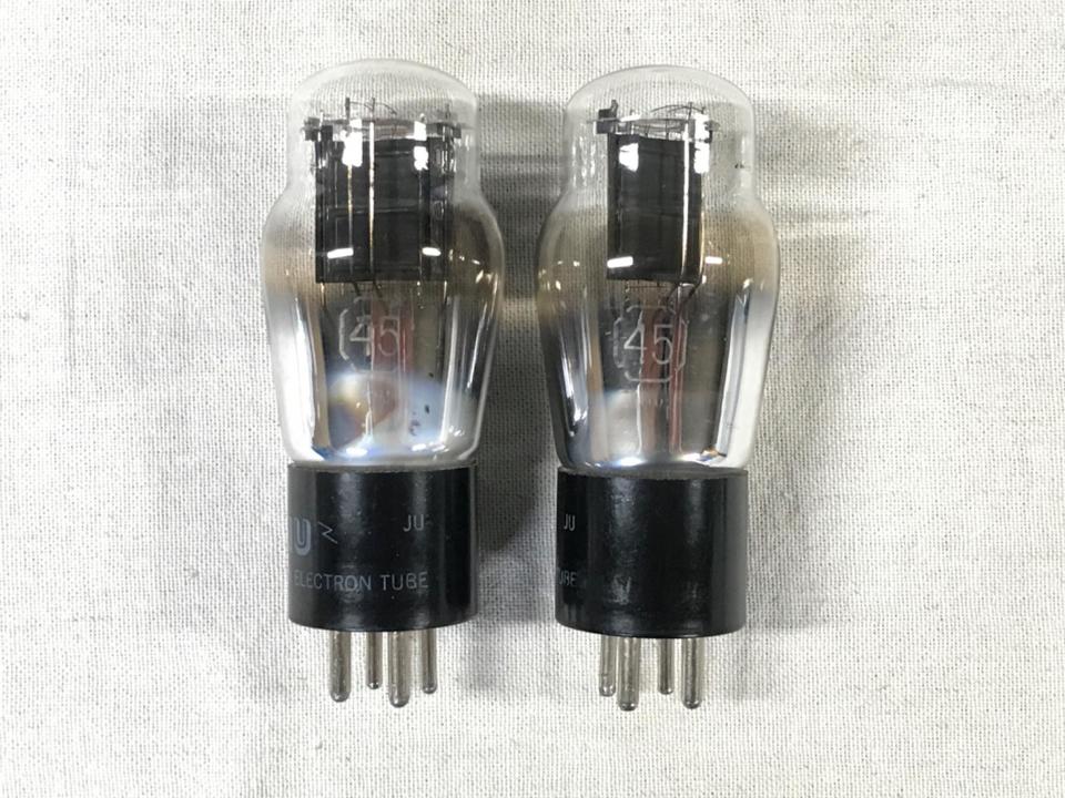 45 NU NATIONAL UNION ワンペアセット 真空管 （95） 45 NU NATIONAL UNION ワンペアセット 真空管 （95）