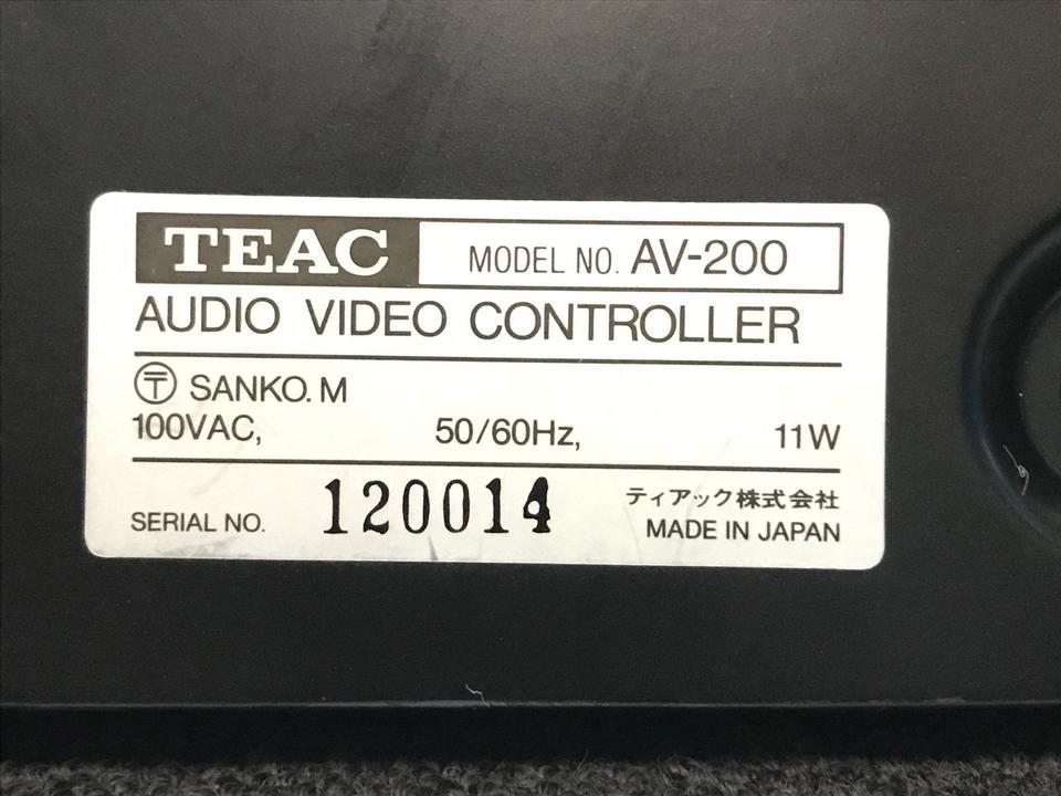 TEAC AV-200 【公式通販】