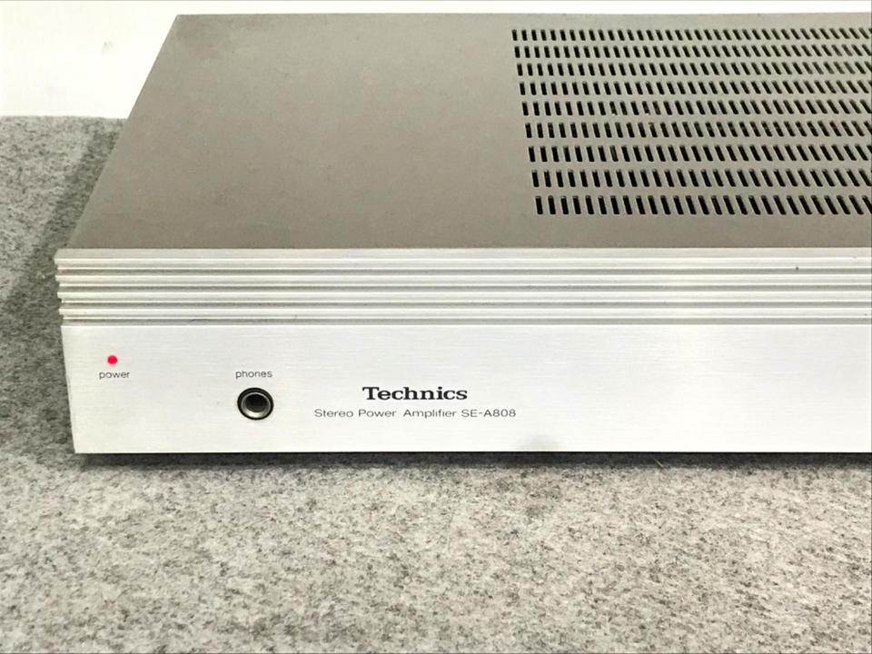 Technics ステレオパワーアンプ SE-A808 動作品 SE-A808 Technics - 中古オーディオ 高価買取・販売 ハイファイ堂