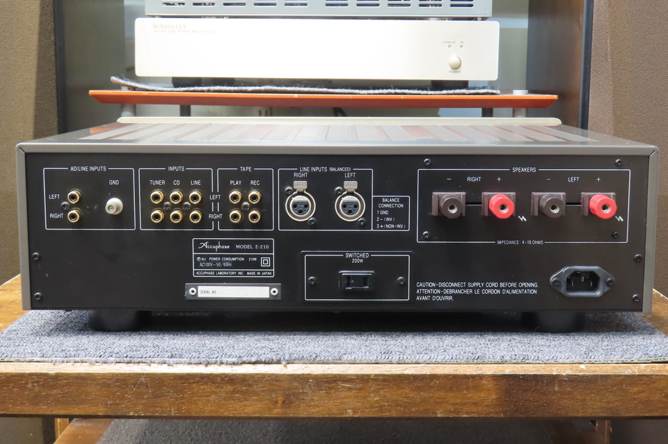 E-210 Accuphase - 中古オーディオ 高価買取・販売 ハイファイ堂