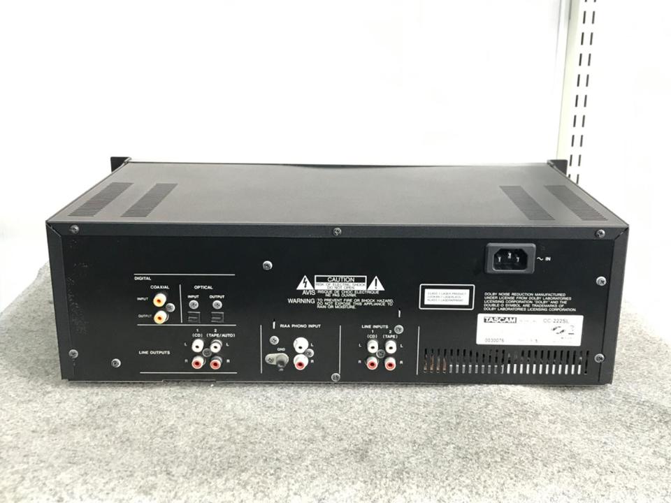 【動作確認済】TASCAM CC-222SL MK2 CC-222SLMKII | 業務用CDレコーダー/カセットデッキ | TASCAM (日本)