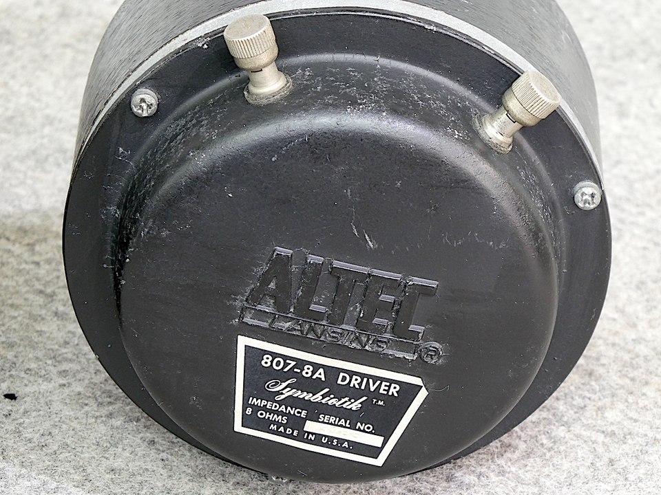 ALTEC 807-8A/H-811 ドライバーユニットペア/ホーン アルテック Vintage Altec Lansing 807-8a HF Driver & 811B Horn Pair