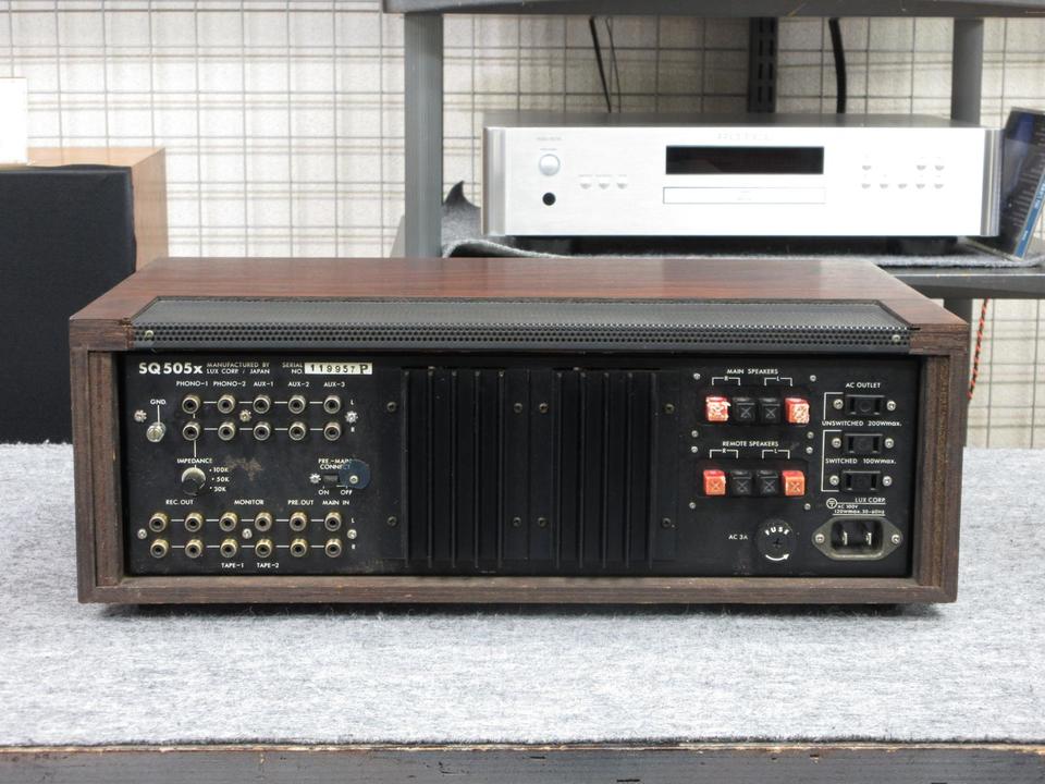 LUXMAN SQ505X　メンテ&特性確認済 SQ505X LUXMAN - 中古オーディオ 高価買取・販売 ハイファイ堂