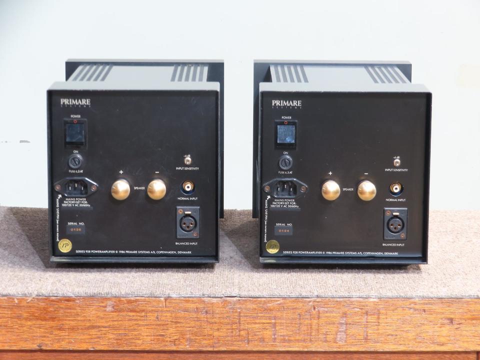 PRIMARE SERIES 928 モノラルパワーアンプ 2台セット 928 Mono power amplifier PRIMARE - 中古オーディオ 高価買取・販売