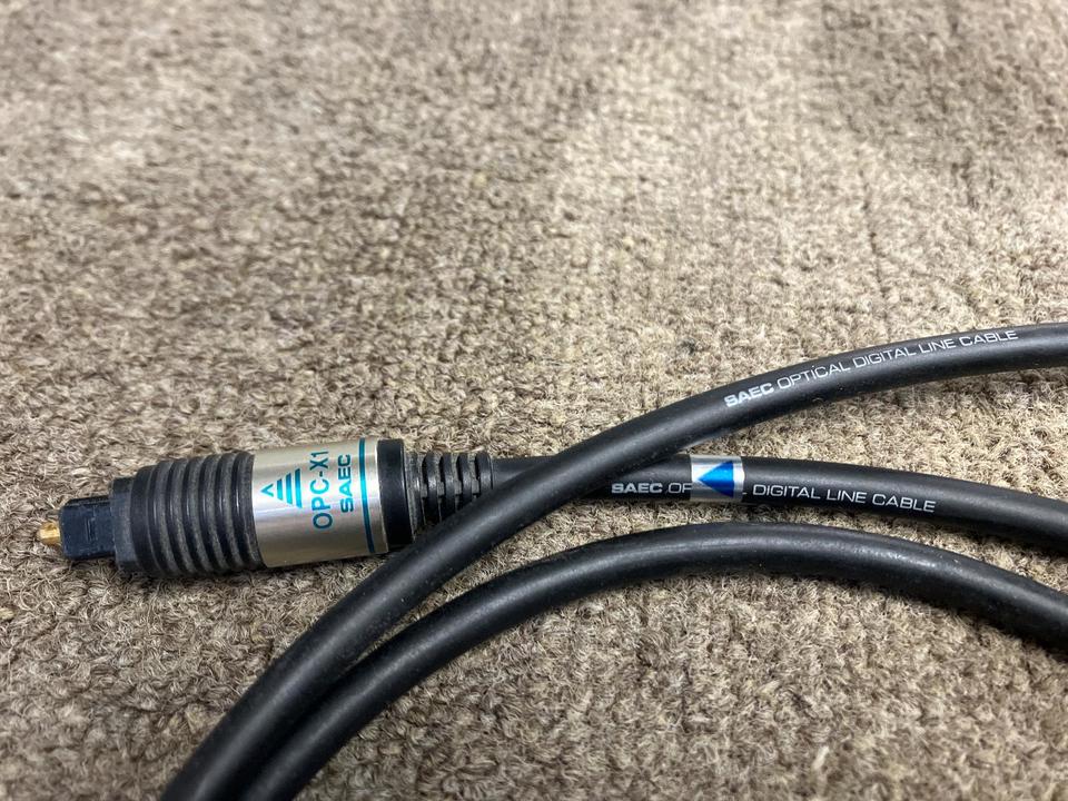 SAEC サエク OPC-X1 光ケーブル オーディオケーブル ヨドバシ.com - サエク SAEC 光デジタルケーブル 0.6m OPC-X1 0.6m