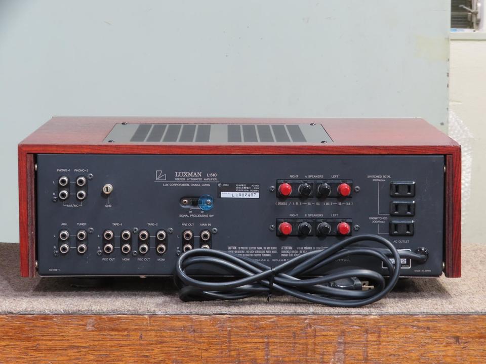 【動作確認済】LUXMAN /プリメインアンプ L-510 L-510 LUXMAN - 中古オーディオ 高価買取・販売 ハイファイ堂