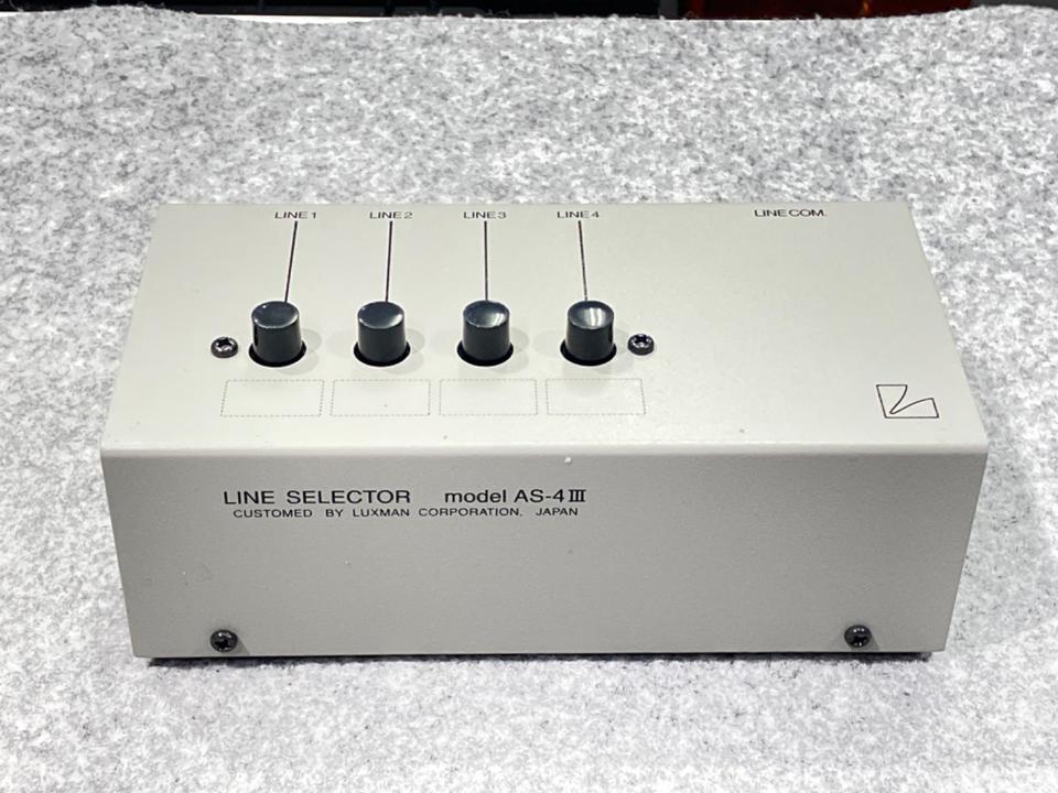 LUX RCA・ライン・セレクター(4系統) AS-44 | ラックスマン LUXMAN