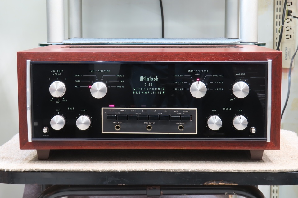 McIntosh C28 ステレオプリメインアンプ C28 McIntosh - 中古オーディオ 高価買取・販売 ハイファイ堂