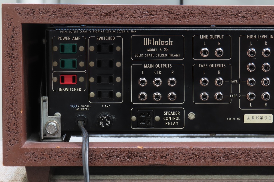 McIntosh C28 本体 C28 McIntosh - 中古オーディオ 高価買取・販売 ハイファイ堂