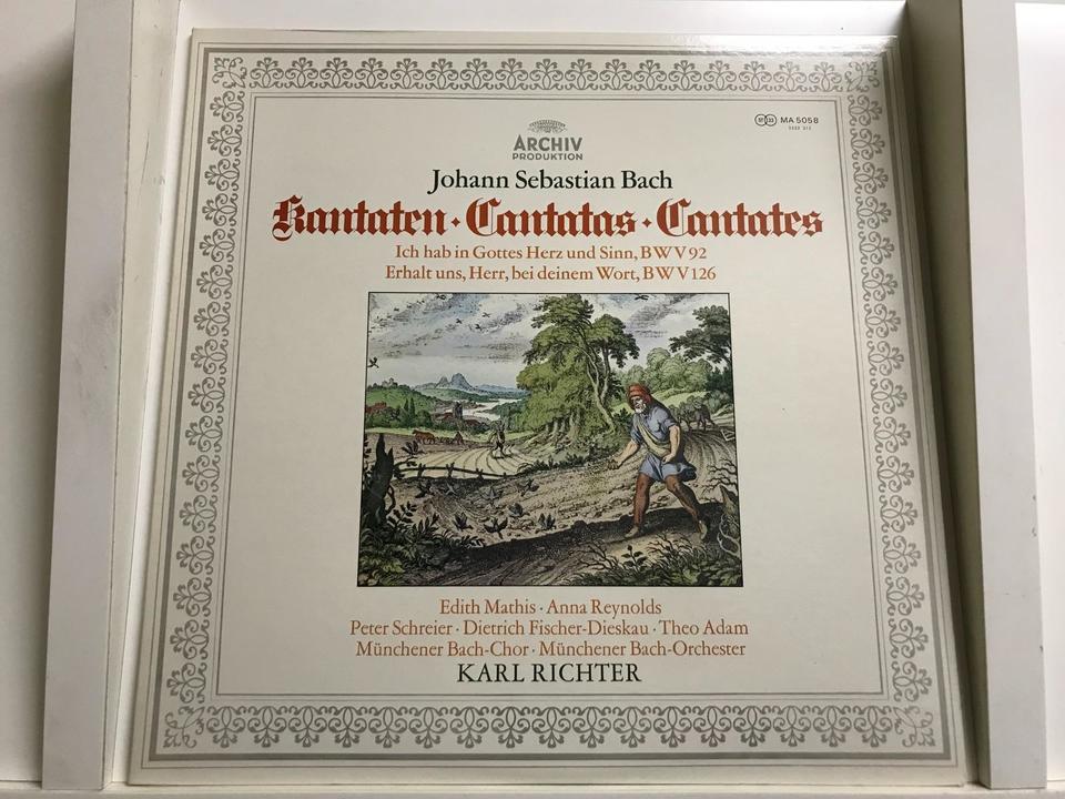 カール・リヒター(バッハ：カンタータ、ブランデンブルク協奏曲)5枚