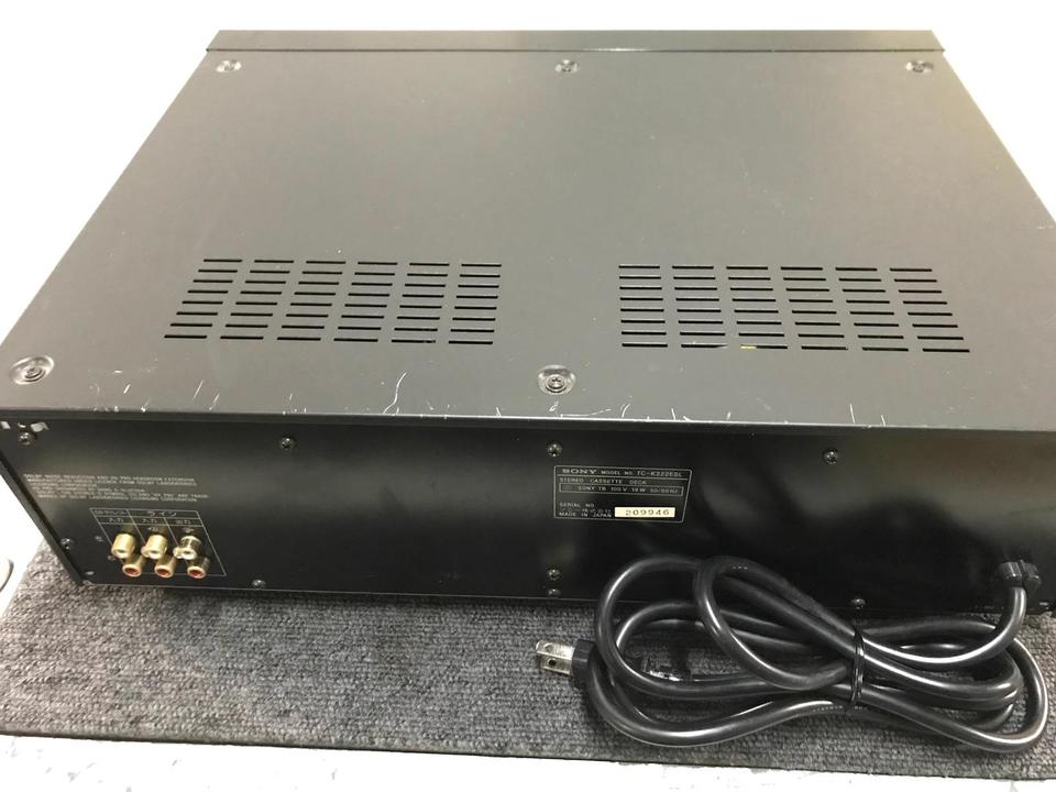 その他 Sony TC-K222ESL TC-K222ESL SONY - 中古オーディオ 高価買取・販売 ハイファイ堂