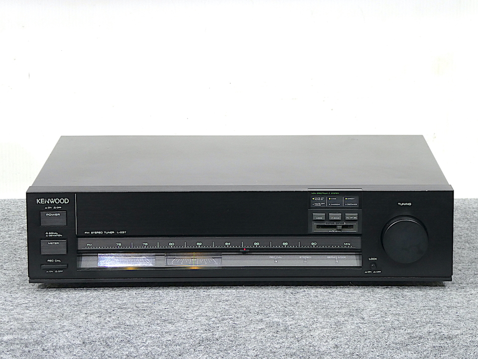 現状品 オーディオ機器 FMチューナー KENWOOD L-03T ケンウッド 通電OK