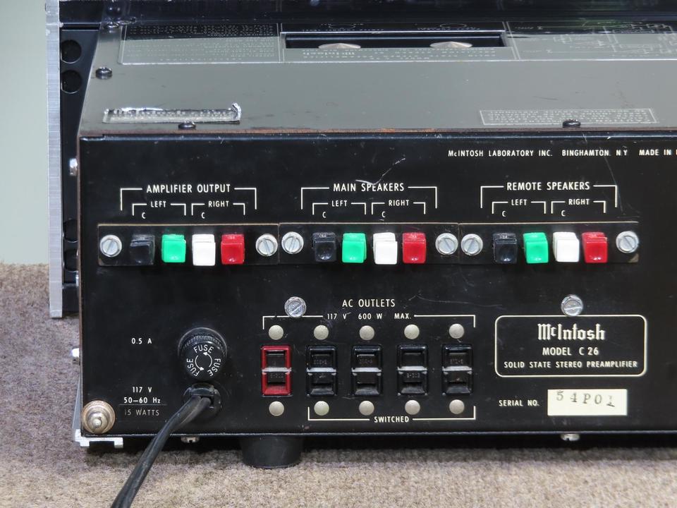 C26 McIntosh - 中古オーディオ 高価買取・販売 ハイファイ堂