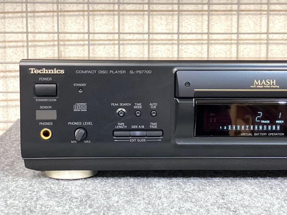Technics  CDプレーヤー SL-PS770D SL-PS770D 概要 - CDプレーヤー | ミニコンポ／スピーカーシステム