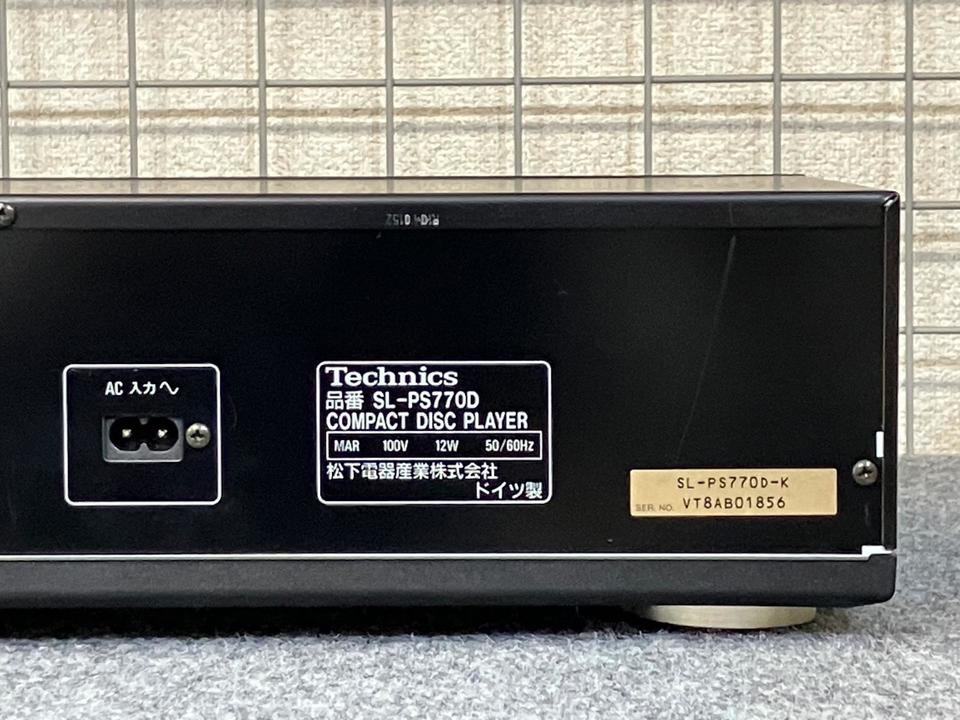 Technics  CDプレーヤー SL-PS770D Amazon.co.jp: Technics SL-PS770D SL PS770DラジオCDプレーヤー