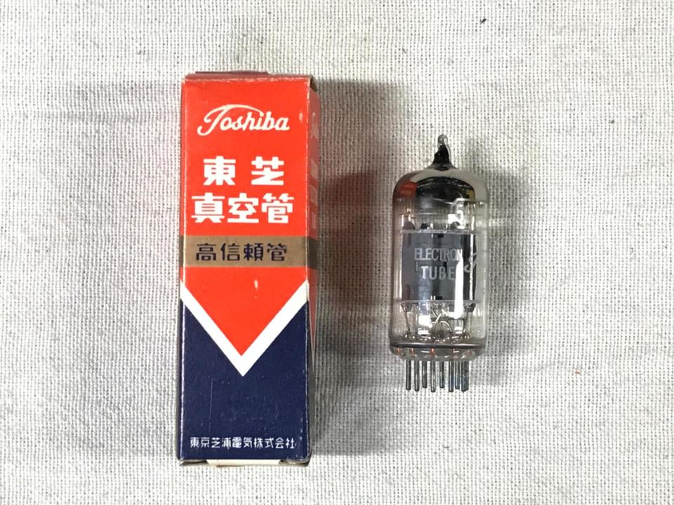[未使用] 12AU7A TOSHIBA 真空管　5本 東芝　HI-FI 東芝真空管Hi-Fi 12AU7A 2本 12AU7A 東芝4本・NEC5本