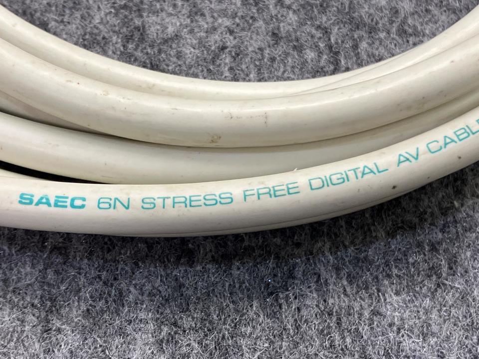 6N STRESS FREE DIGTAL AV CABLE/3.0m SAEC - 中古オーディオ 高価