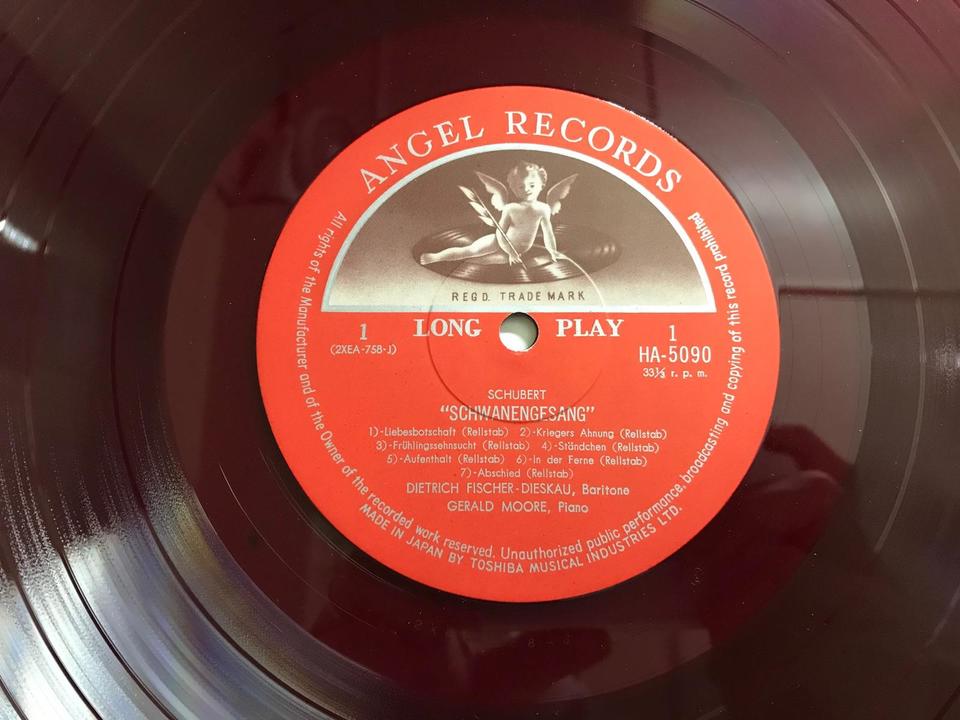 ディートリヒ・フィッシャー＝ディースカウ（バリトン）東芝音楽工業赤