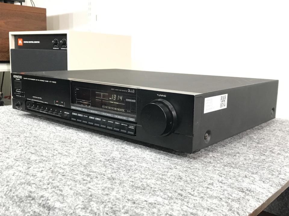 1987年 KENWOOD ケンウッド チューナー KT-1100D 880810012611 昭和