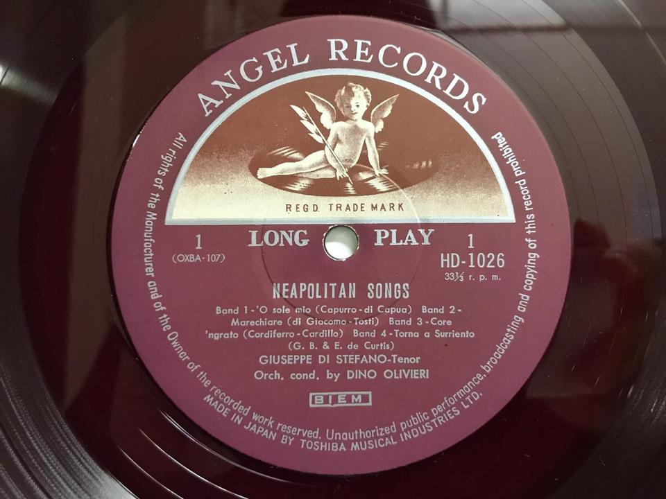 ANGEL RECORDS(東芝音楽工業,HD/赤盤/MONO/10インチ盤)5枚セット