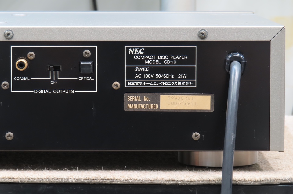 CD-10 NEC - 中古オーディオ 高価買取・販売 ハイファイ堂