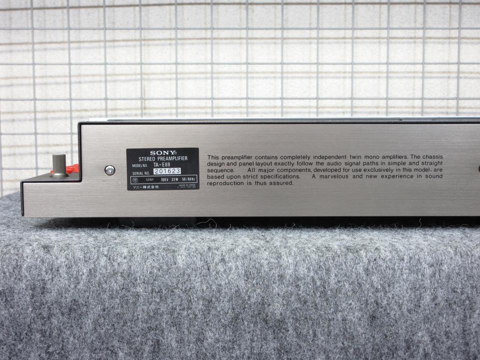 TA-E88 SONY - 中古オーディオ 高価買取・販売 ハイファイ堂