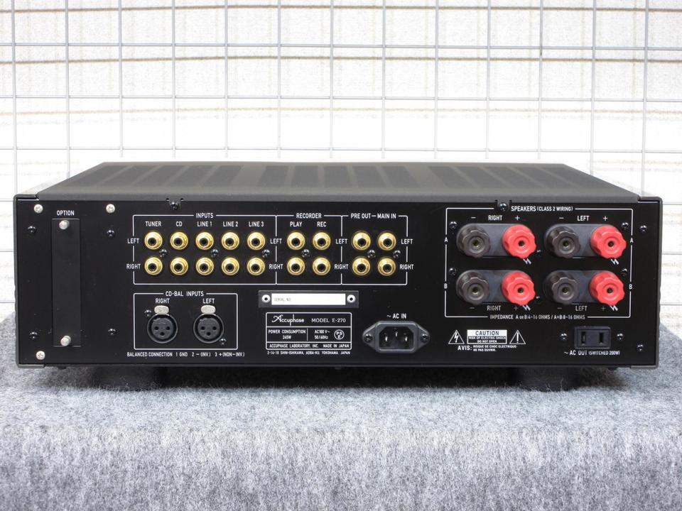 E-270 Accuphase - 中古オーディオ 高価買取・販売 ハイファイ堂