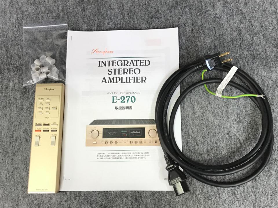 E-270 Accuphase - 中古オーディオ 高価買取・販売 ハイファイ堂