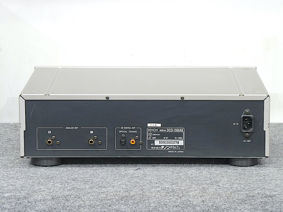 DCD-1500AE DENON - 中古オーディオ 高価買取・販売 ハイファイ堂