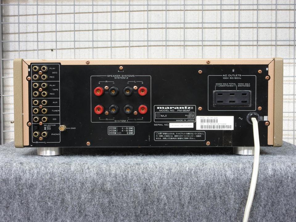 D0935(RK) Y marantz マランツ PM-80a PM-80AF プリメインアンプ