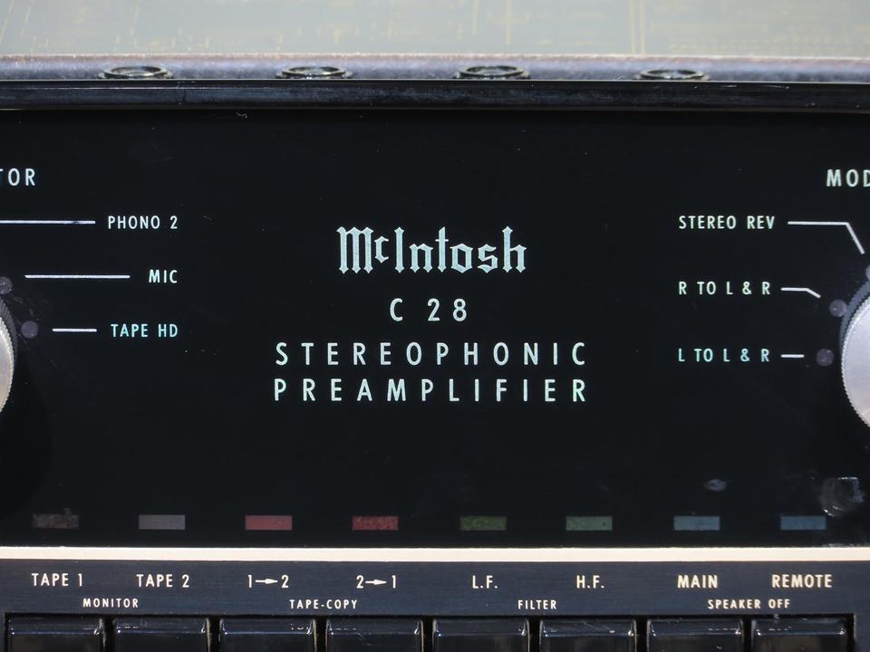 C28 McIntosh - 中古オーディオ 高価買取・販売 ハイファイ堂