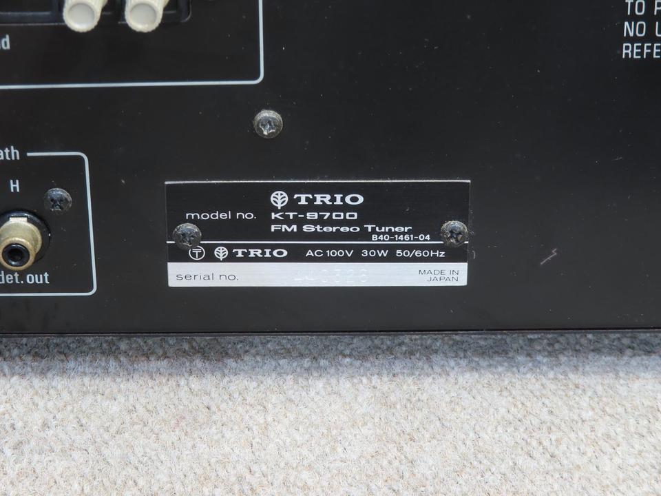 KT-9700 TRIO - 中古オーディオ 高価買取・販売 ハイファイ堂