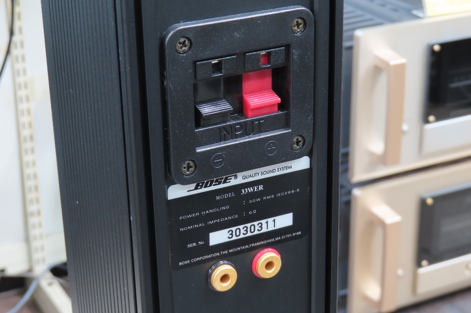 33WER BOSE - HiFi-Do McIntosh/JBL/audio-technica/Jeff Rowland