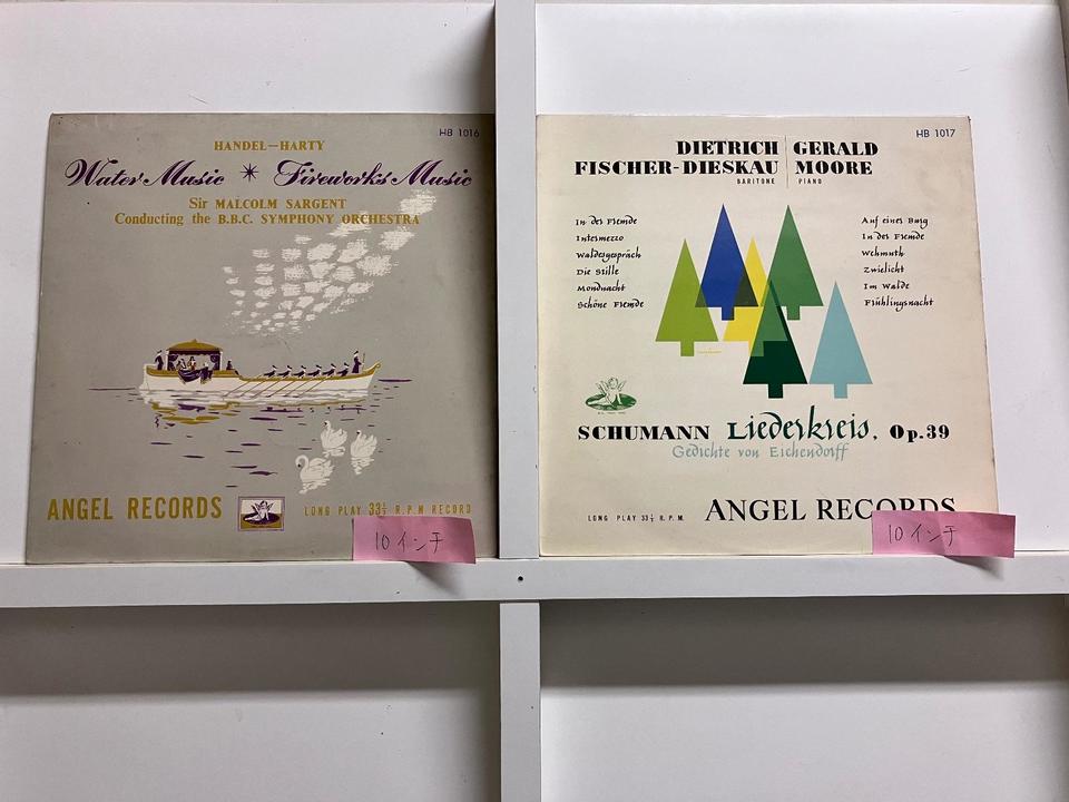 ANGEL RECORDS 東京芝浦電気(HB規格/10インチ/MONO/金文字)5枚セット