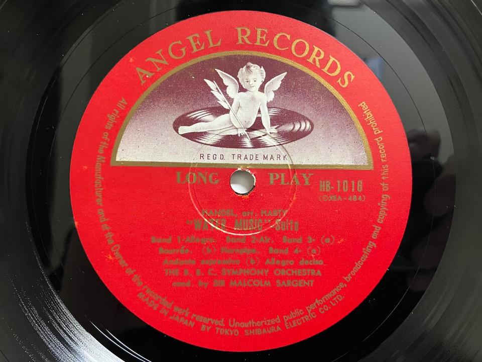 ANGEL RECORDS 東京芝浦電気(HB規格/10インチ/MONO/金文字)5枚セット