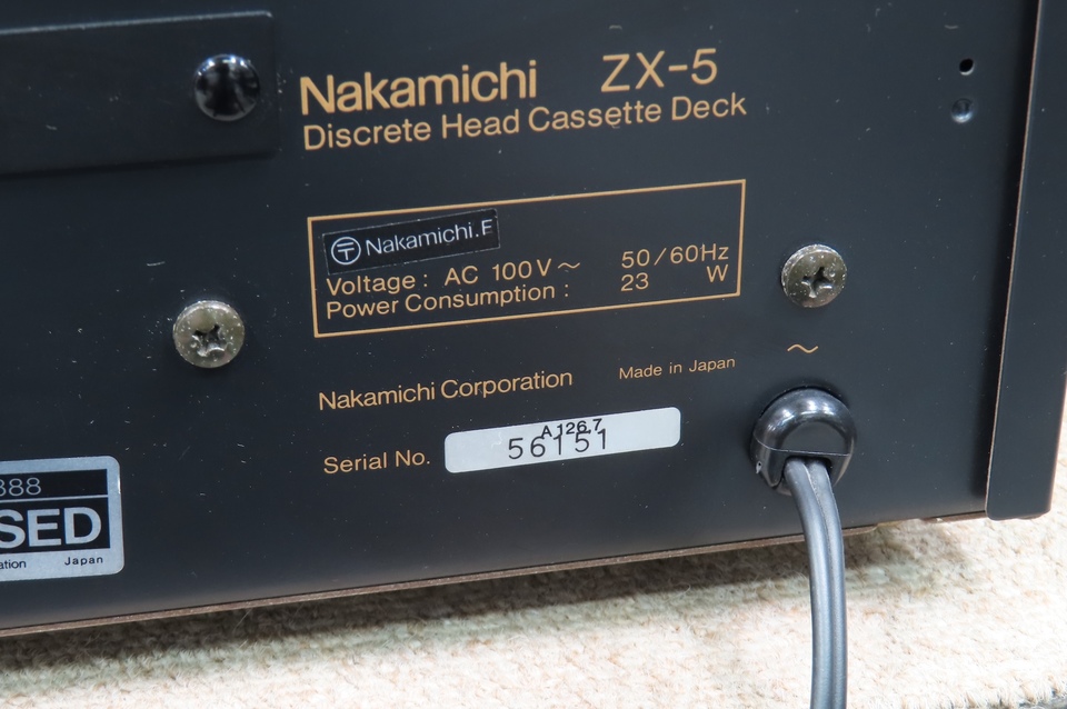 オーディオ機器5点 Nakamichi ZX-5の紹介 | スーパーカセッターズ SuperCassetters'