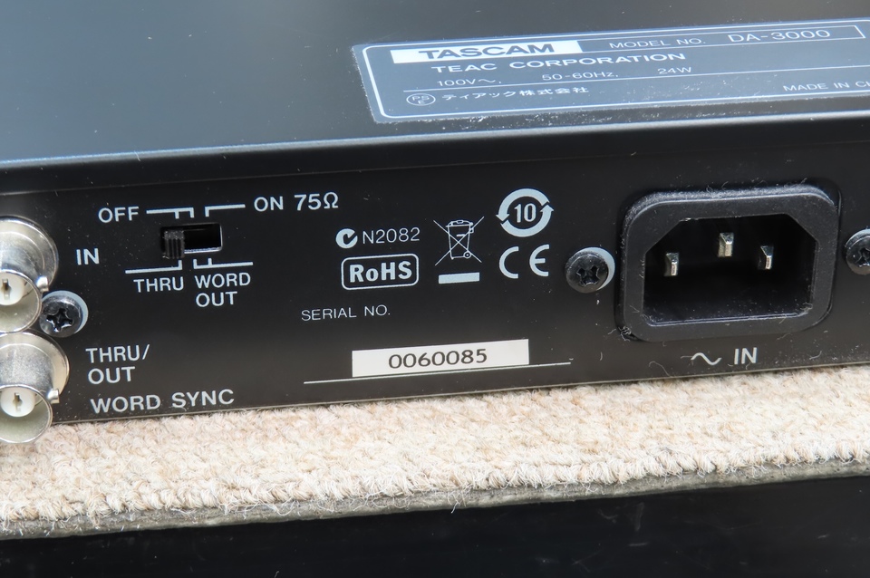 DA-3000 TASCAM - 中古オーディオ 高価買取・販売 ハイファイ堂
