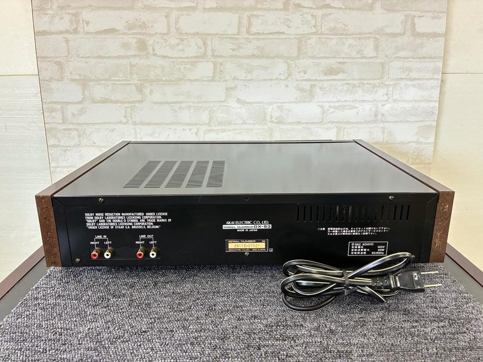 GX-93 AKAI - 中古オーディオ 高価買取・販売 ハイファイ堂