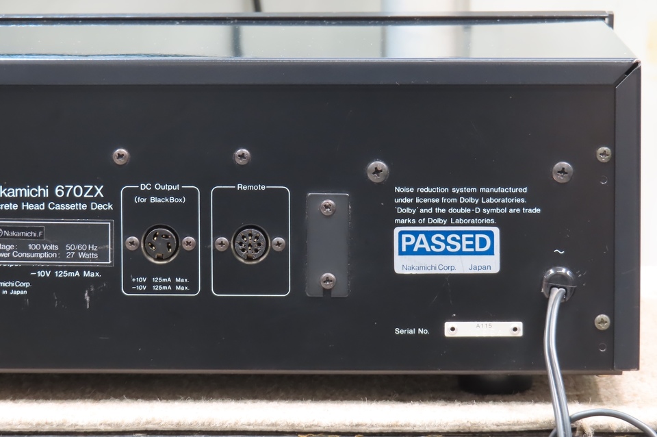 670ZX Nakamichi - 中古オーディオ 高価買取・販売 ハイファイ堂