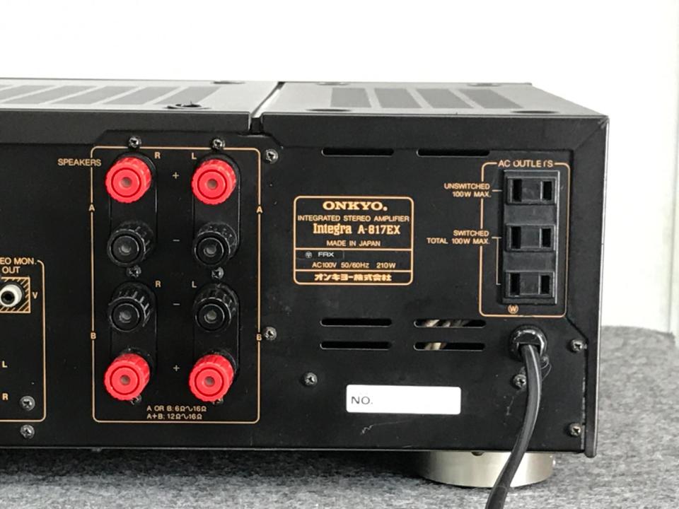 Integra A-817EX ONKYO - 中古オーディオ 高価買取・販売 ハイファイ堂