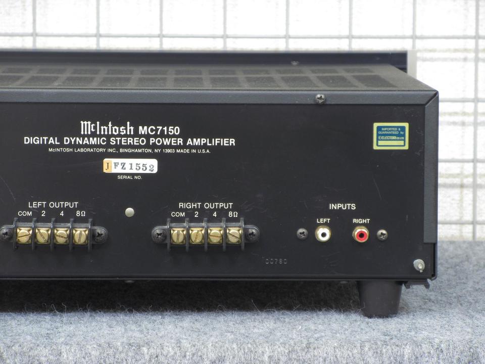 MC7150 McIntosh - 中古オーディオ 高価買取・販売 ハイファイ堂